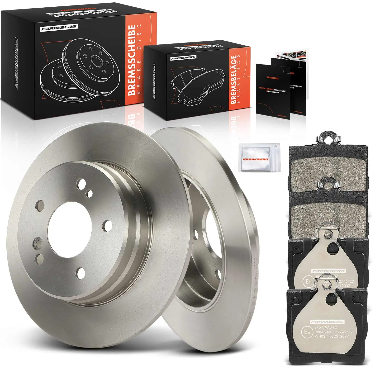 Bremsensatz, Scheibenbremse Hinterachse Frankberg 5481FB0033322