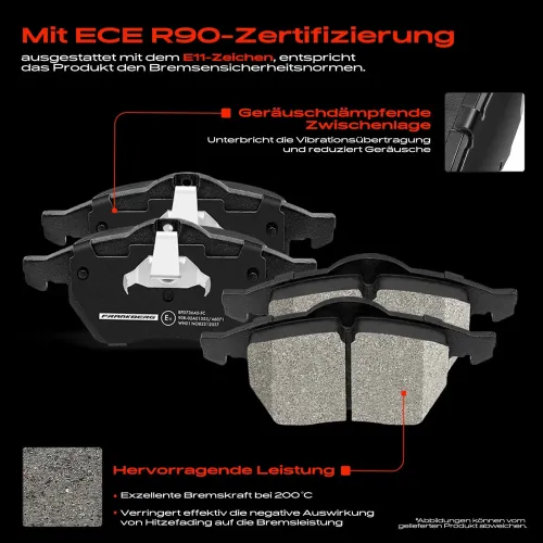 Bremsensatz, Scheibenbremse Vorderachse Frankberg 5481FB0033328 Bild Bremsensatz, Scheibenbremse Vorderachse Frankberg 5481FB0033328