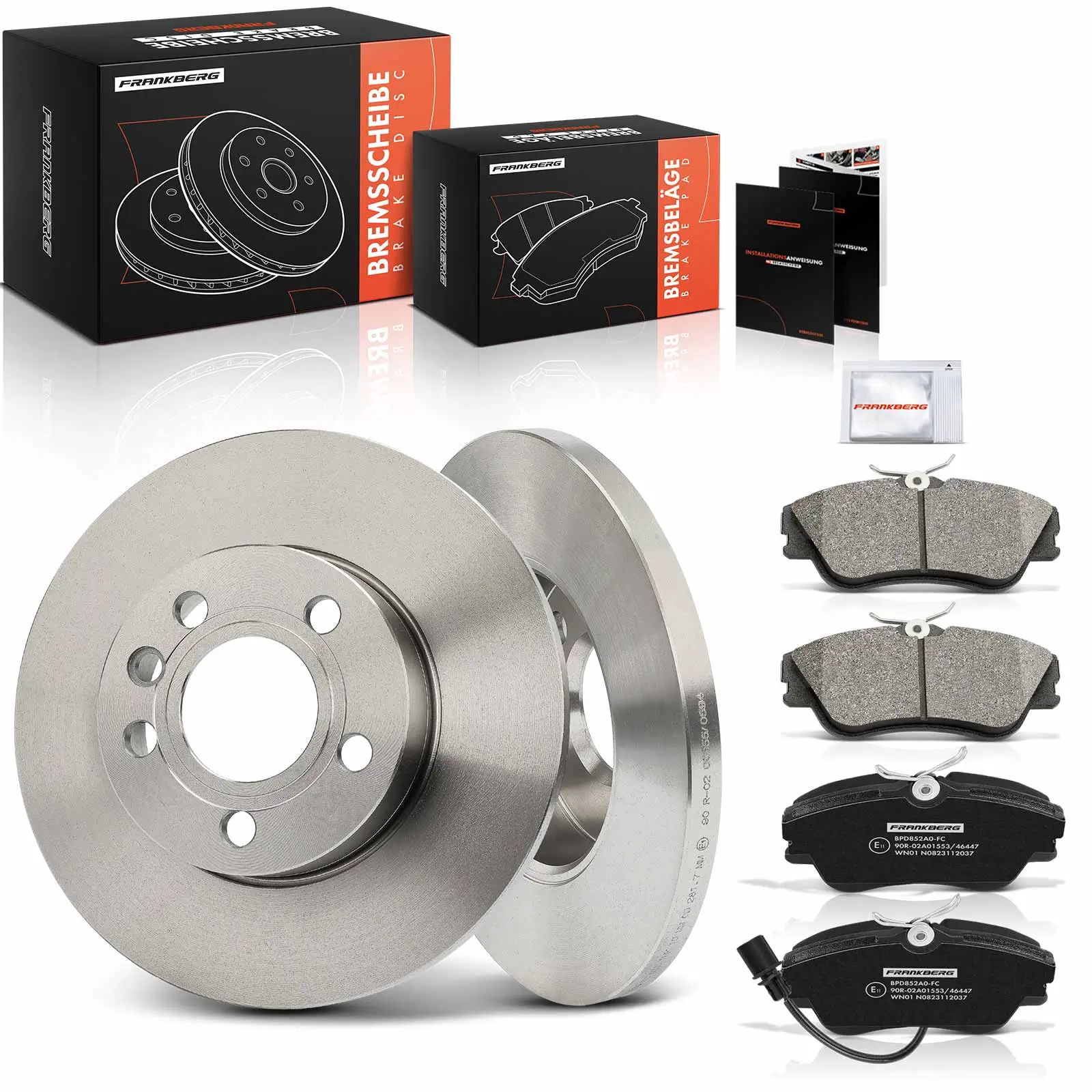 Bremsensatz, Scheibenbremse Vorderachse Frankberg 5481FB0033329