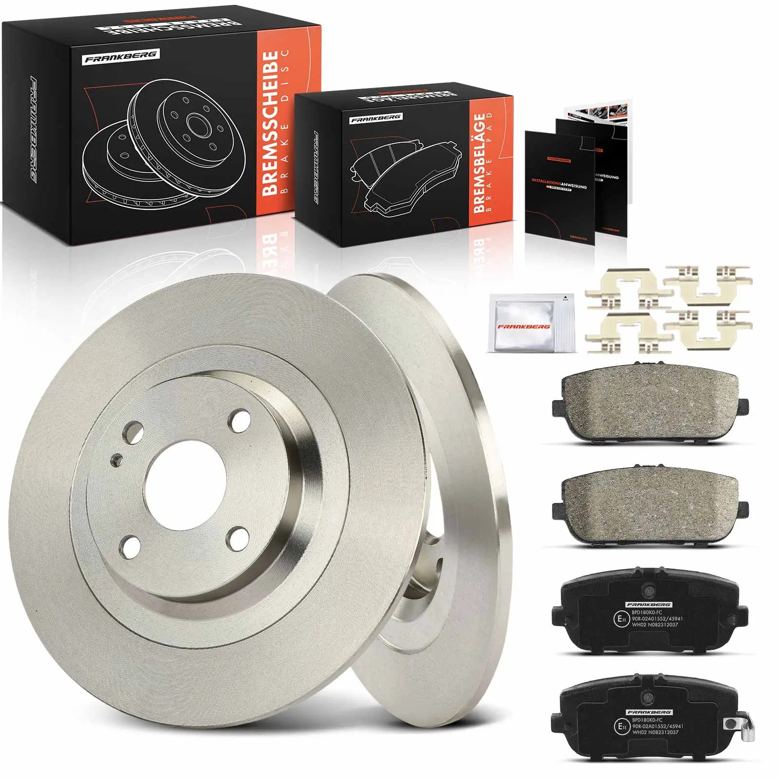 Bremsensatz, Scheibenbremse Hinterachse Frankberg 5481FB0033330