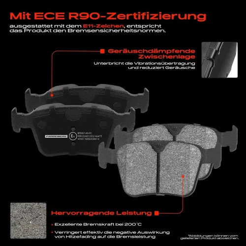 Bremsensatz, Scheibenbremse Hinterachse Frankberg 5481FB0033357 Bild Bremsensatz, Scheibenbremse Hinterachse Frankberg 5481FB0033357