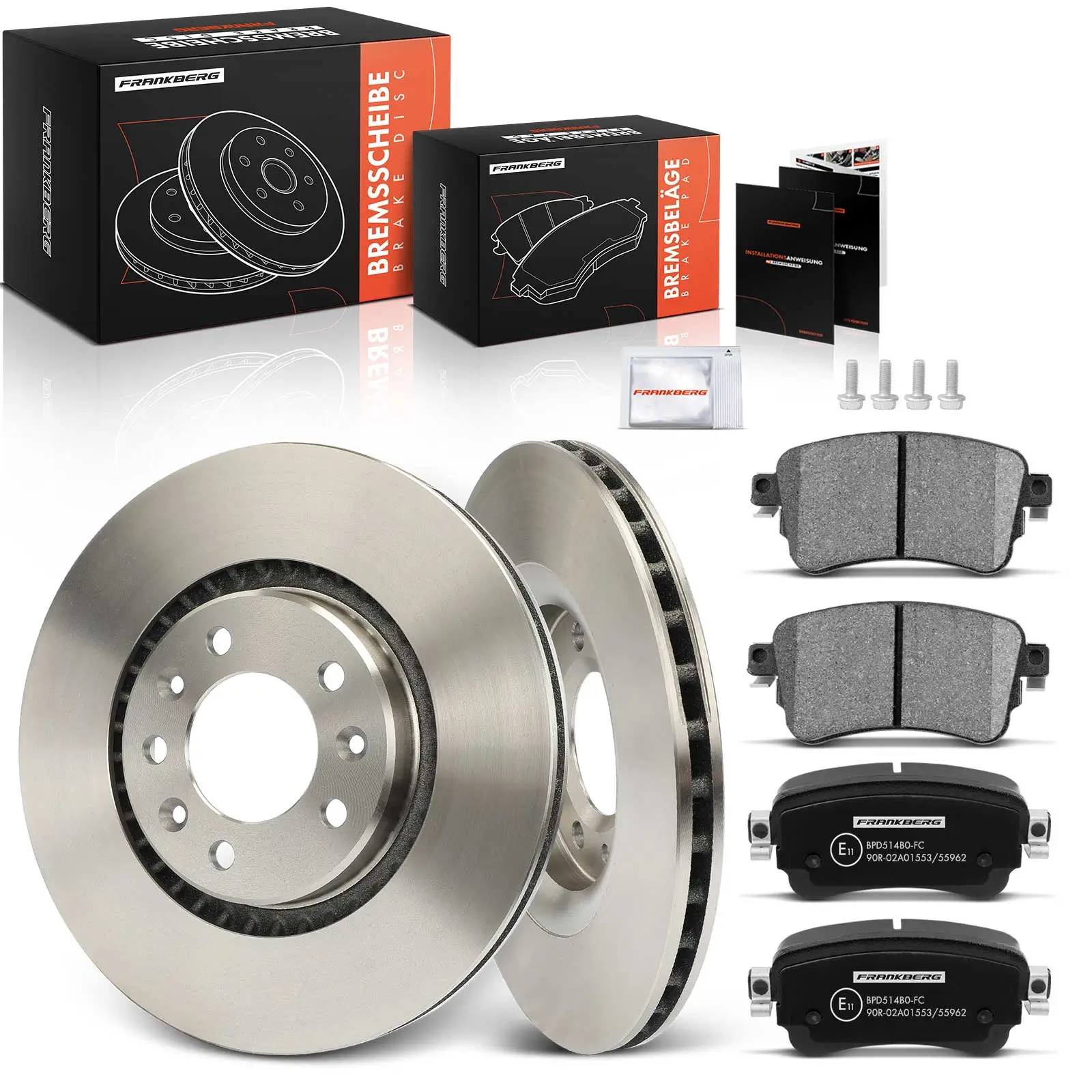Bremsensatz, Scheibenbremse Hinterachse Frankberg 5481FB0033370
