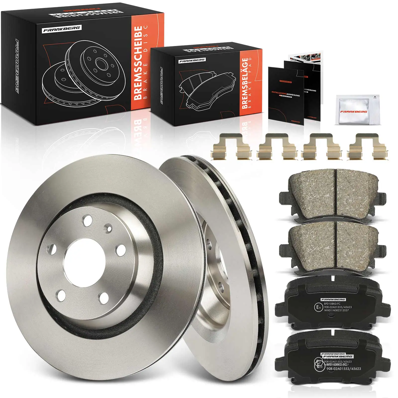 Bremsensatz, Scheibenbremse Hinterachse Frankberg 5481FB0033371