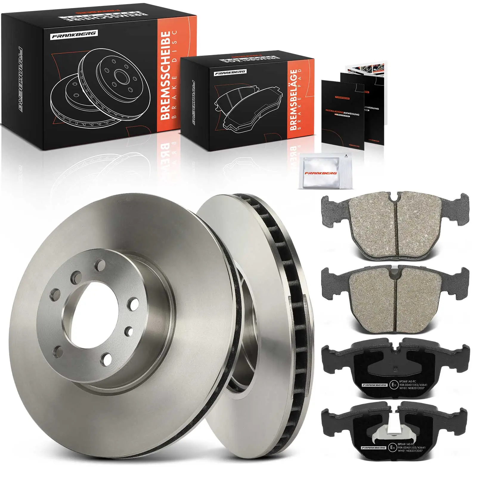 Bremsensatz, Scheibenbremse Vorderachse Frankberg 5481FB0033372