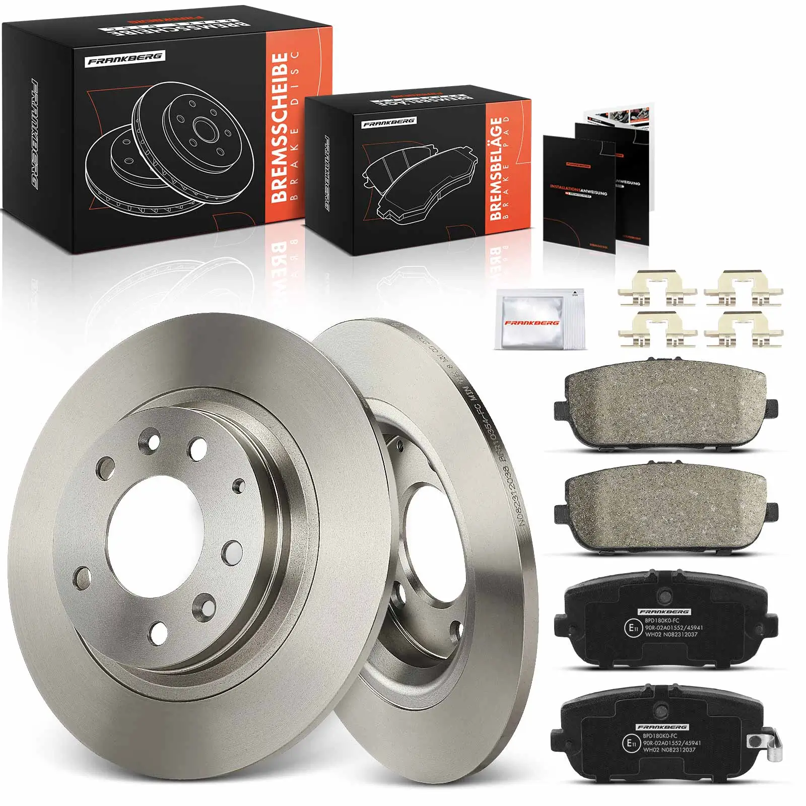 Bremsensatz, Scheibenbremse Hinterachse Frankberg 5481FB0033379