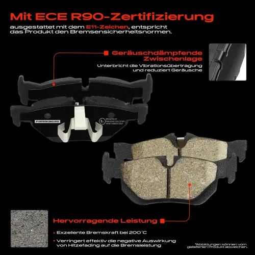 Bremsensatz, Scheibenbremse Hinterachse Frankberg 5481FB0033382 Bild Bremsensatz, Scheibenbremse Hinterachse Frankberg 5481FB0033382