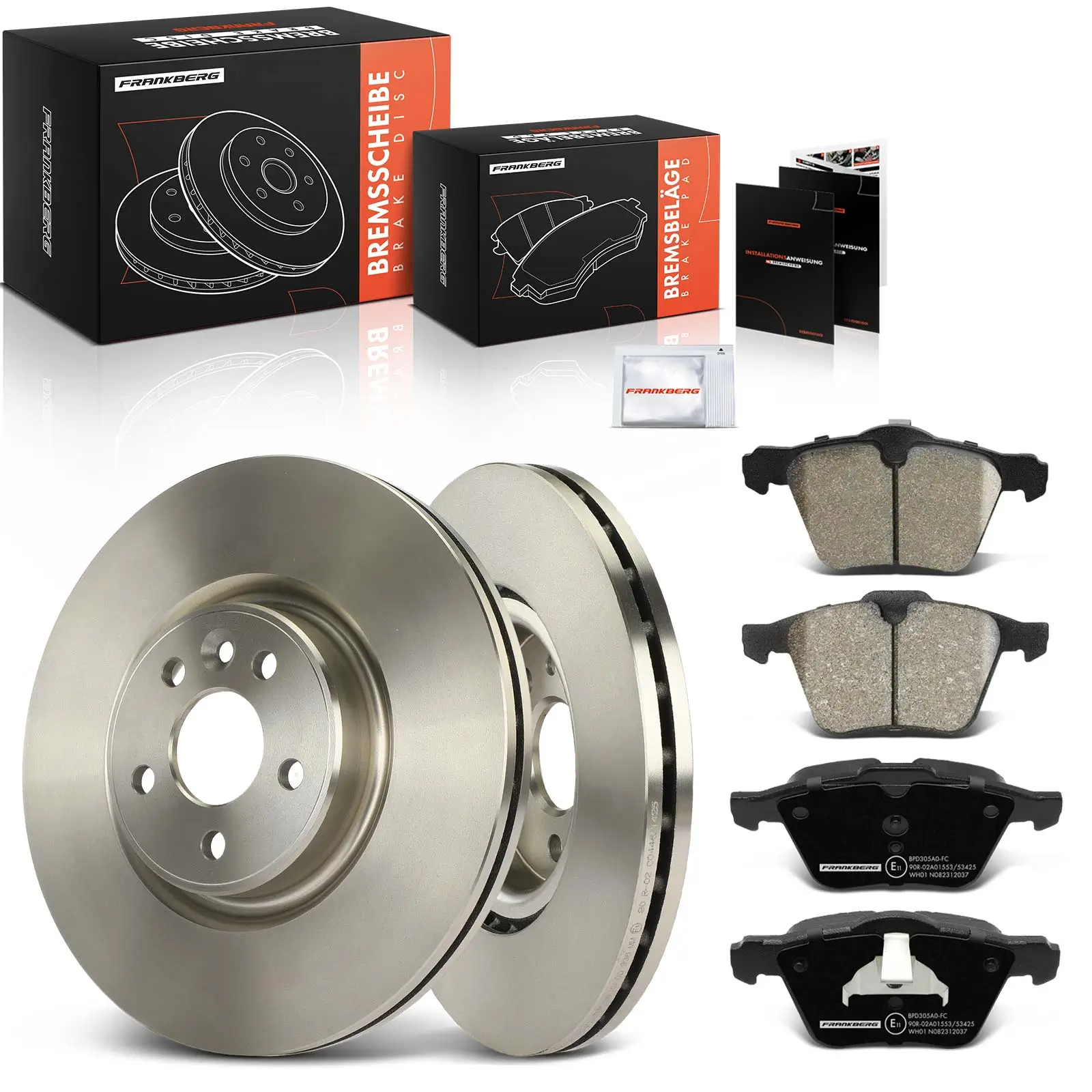 Bremsensatz, Scheibenbremse Vorderachse Frankberg 5481FB0033389