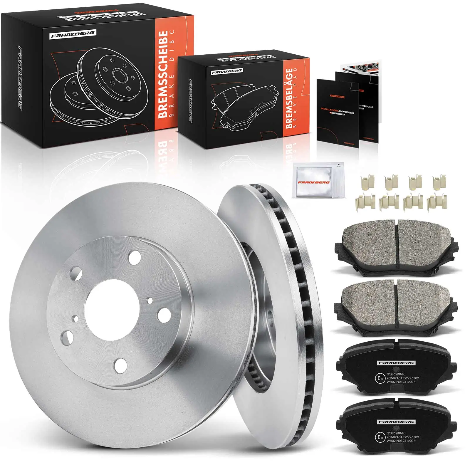 Bremsensatz, Scheibenbremse Vorderachse Frankberg 5481FB0033392