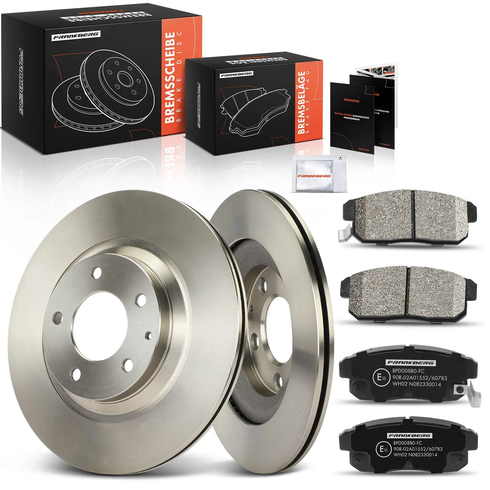 Bremsensatz, Scheibenbremse Hinterachse Frankberg 5481FB0033394