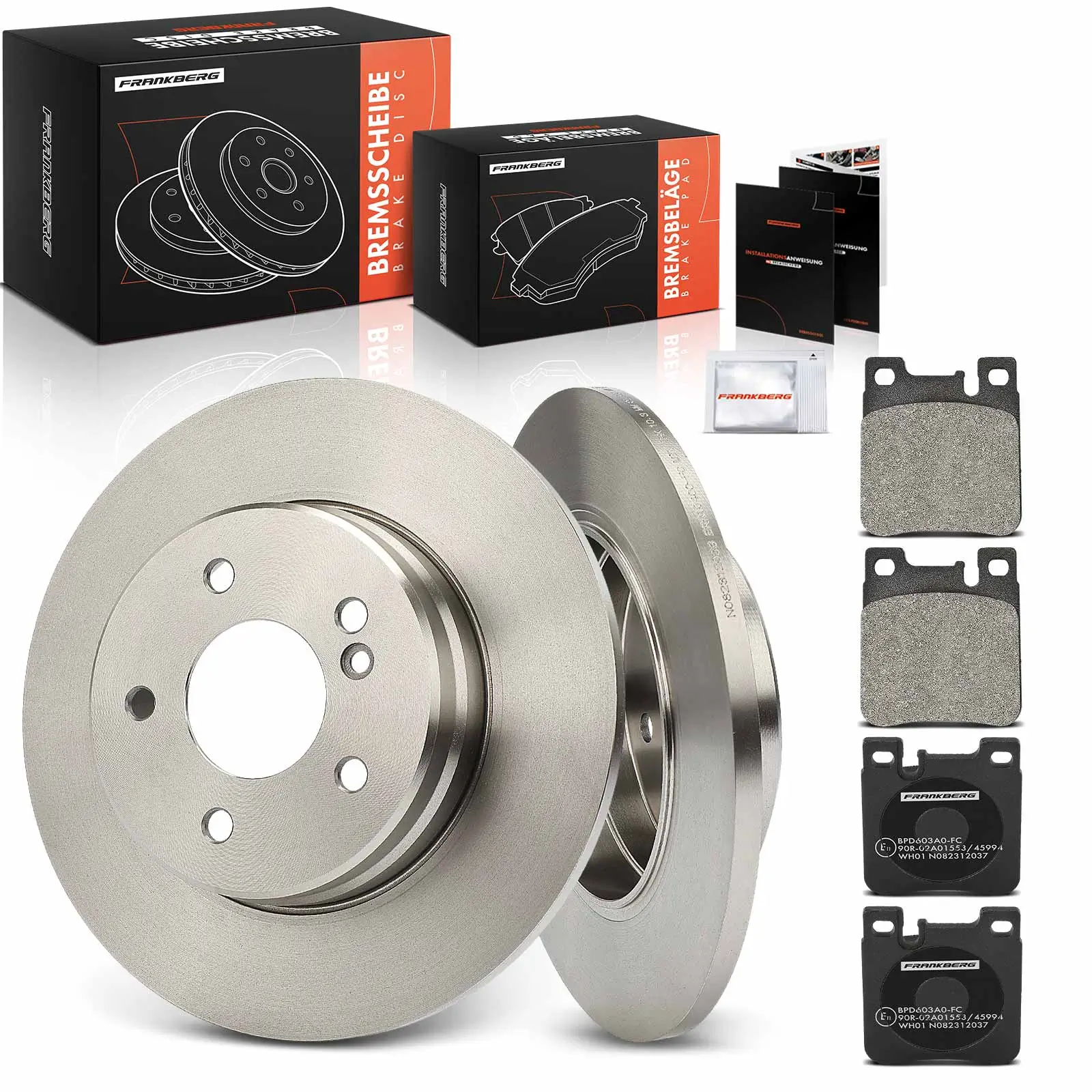 Bremsensatz, Scheibenbremse Hinterachse Frankberg 5481FB0033400