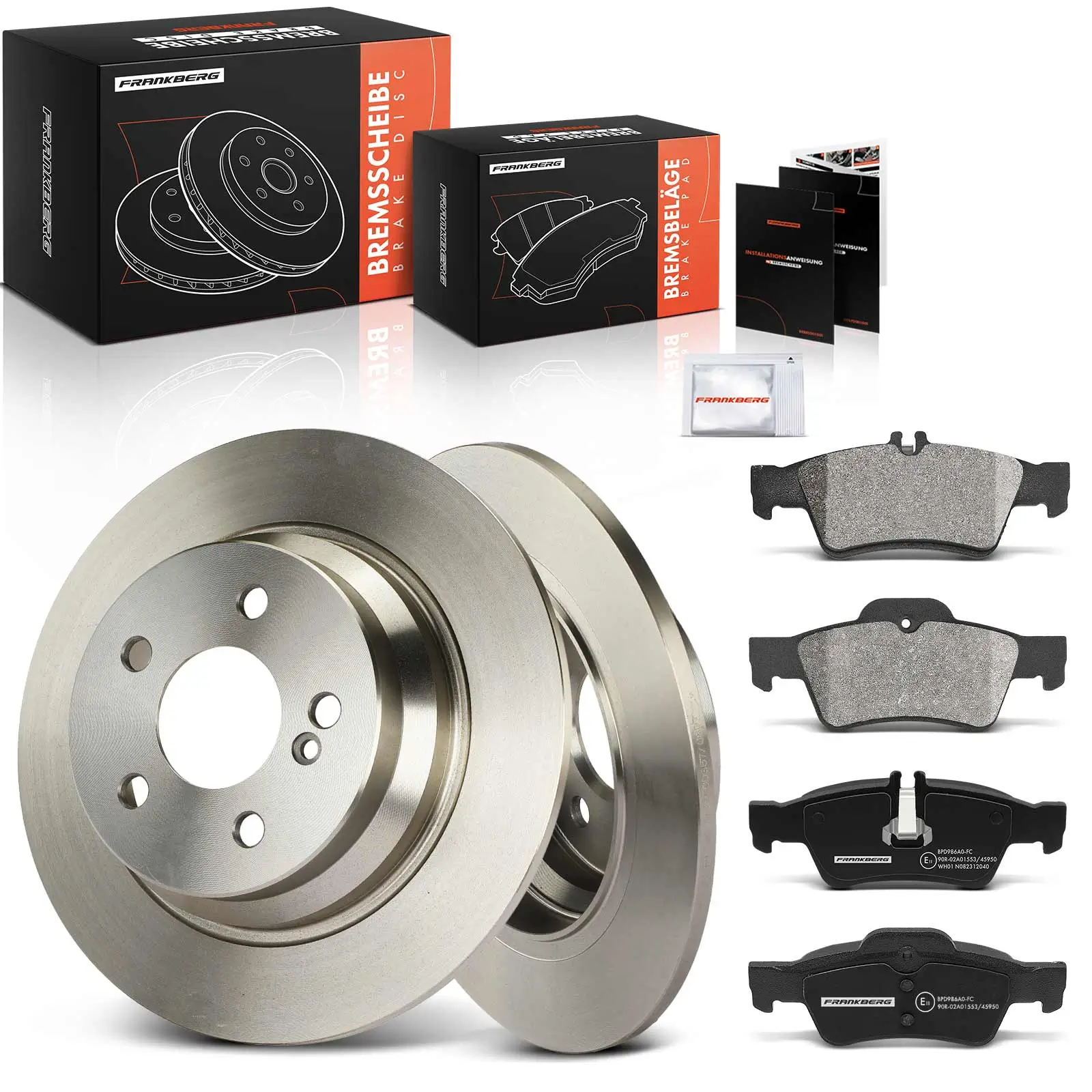 Bremsensatz, Scheibenbremse Hinterachse Frankberg 5481FB0033403