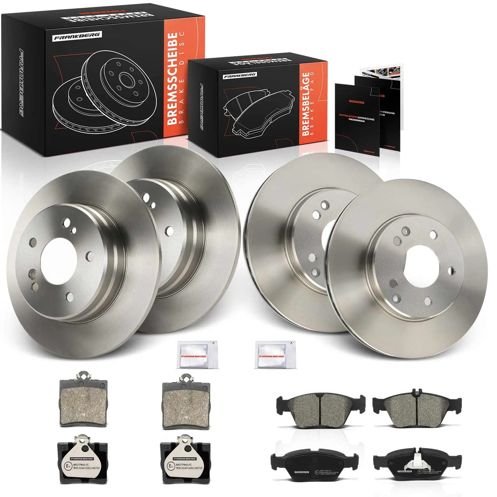 Bremsensatz, Scheibenbremse Vorderachse Hinterachse Frankberg 5481FB0033406