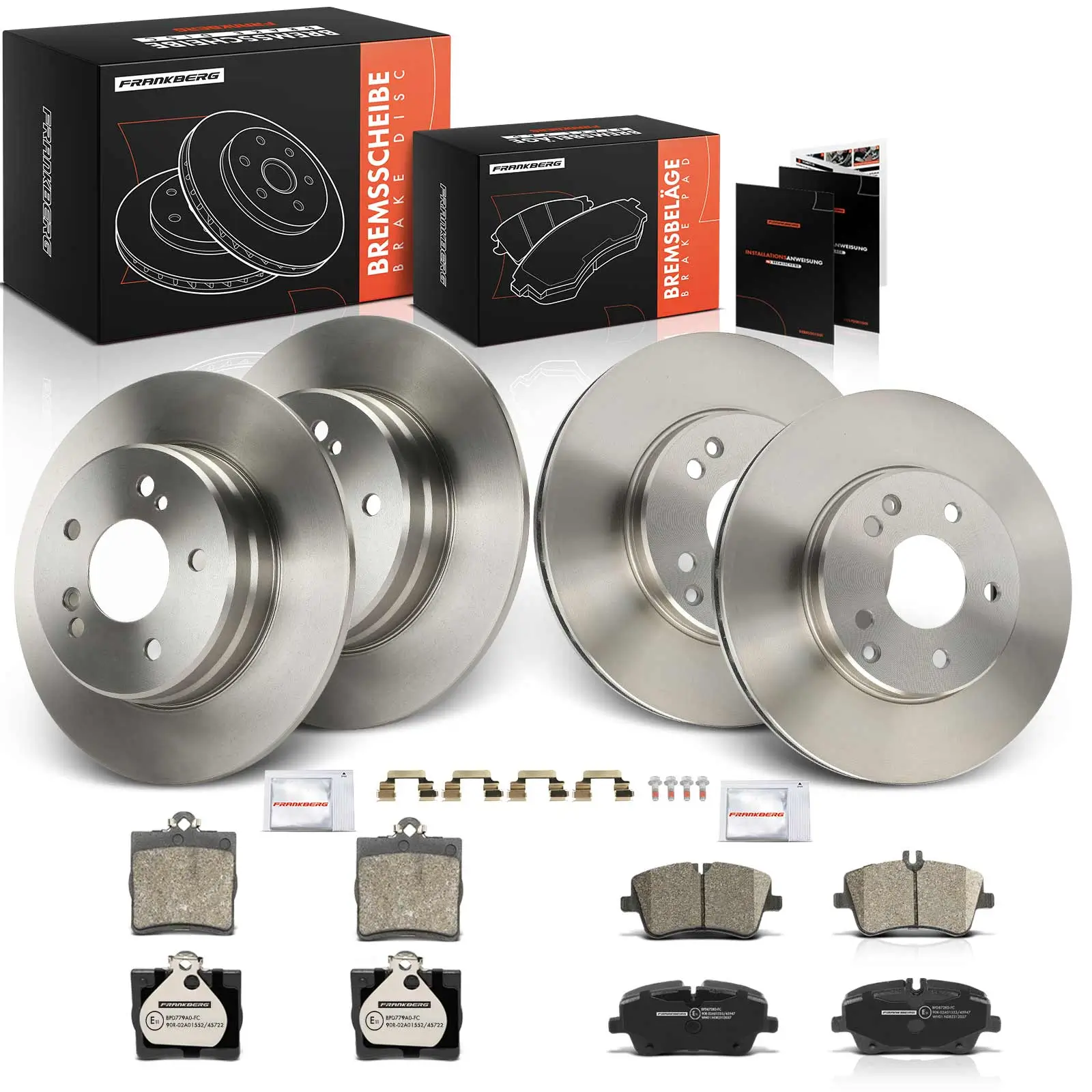 Bremsensatz, Scheibenbremse Vorderachse Hinterachse Frankberg 5481FB0033410