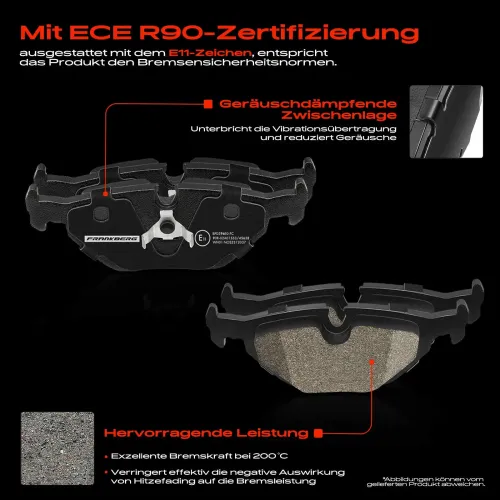 Bremsensatz, Scheibenbremse Hinterachse Frankberg 5481FB0033417 Bild Bremsensatz, Scheibenbremse Hinterachse Frankberg 5481FB0033417