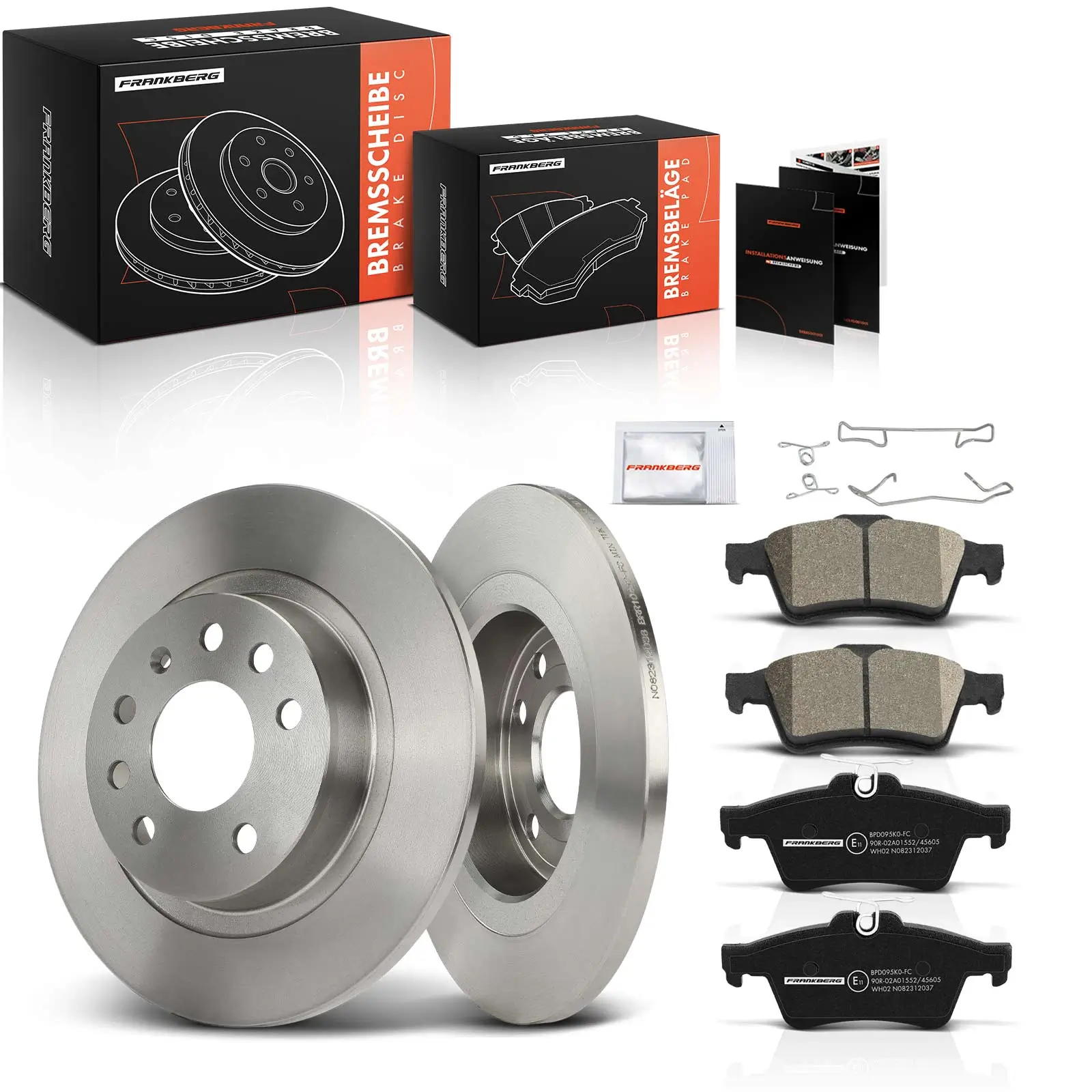 Bremsensatz, Scheibenbremse Hinterachse Frankberg 5481FB0033422