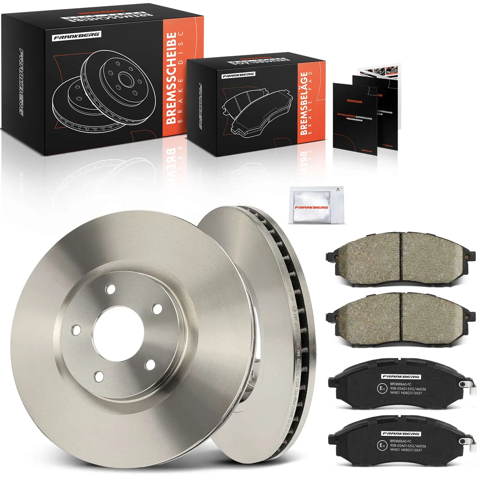 Bremsensatz, Scheibenbremse Vorderachse Frankberg 5481FB0033426