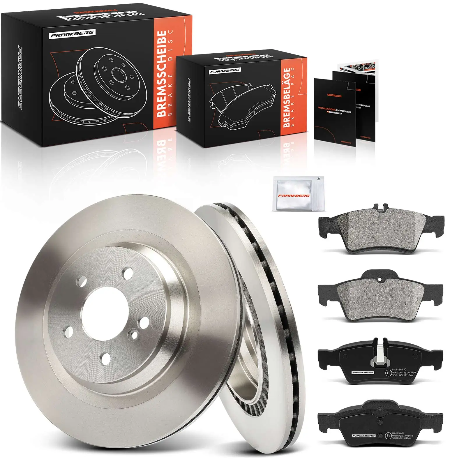 Bremsensatz, Scheibenbremse Hinterachse Frankberg 5481FB0033428