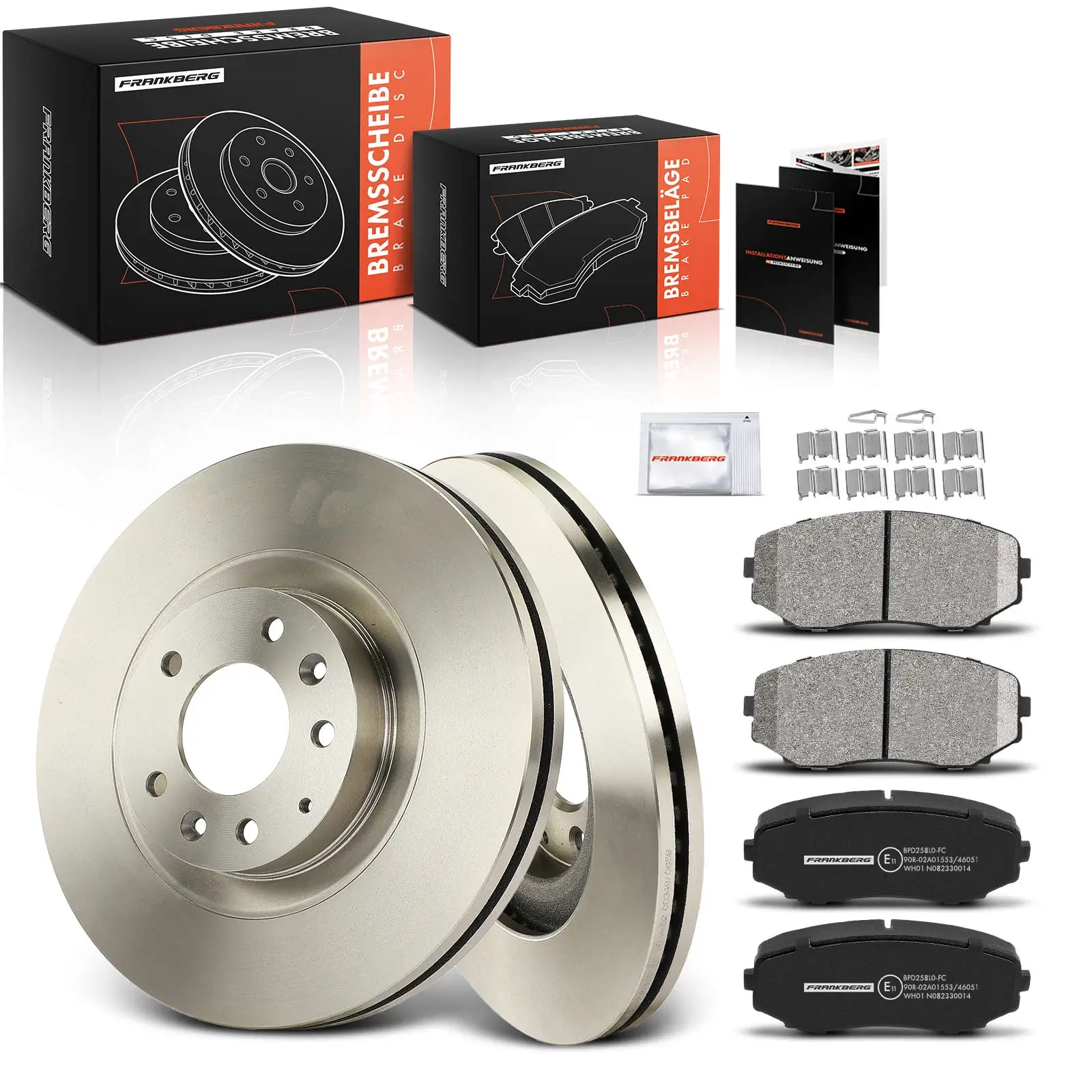 Bremsensatz, Scheibenbremse Vorderachse Frankberg 5481FB0033432