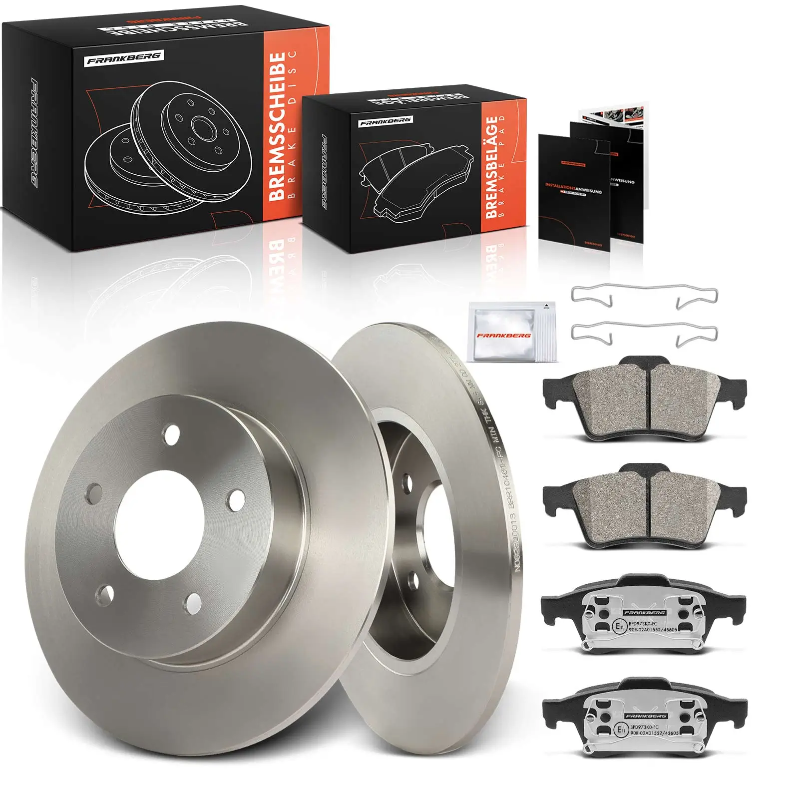 Bremsensatz, Scheibenbremse Hinterachse Frankberg 5481FB0033433