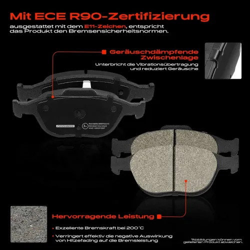 Bremsensatz, Scheibenbremse Vorderachse Frankberg 5481FB0033437 Bild Bremsensatz, Scheibenbremse Vorderachse Frankberg 5481FB0033437