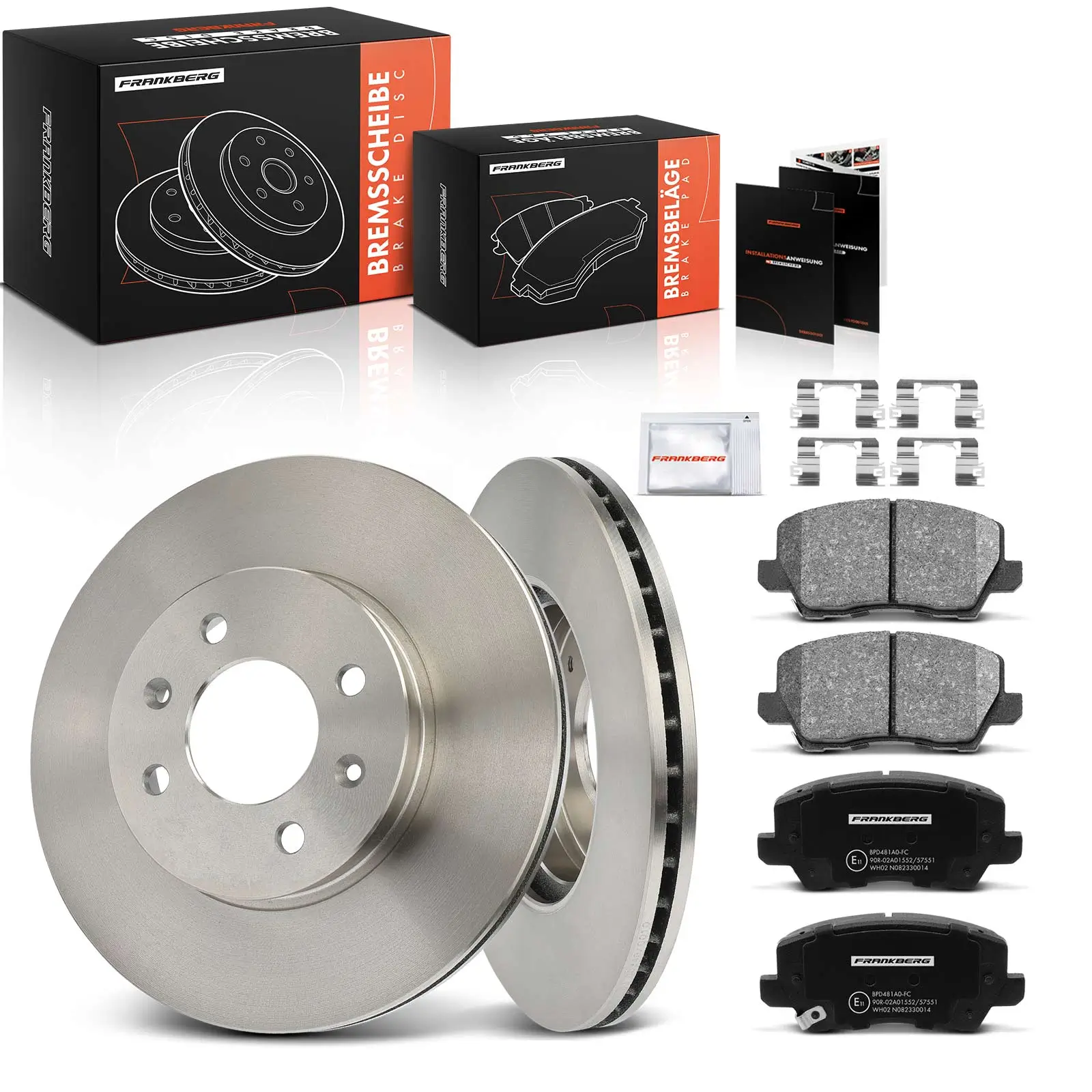 Bremsensatz, Scheibenbremse Vorderachse Frankberg 5481FB0033440