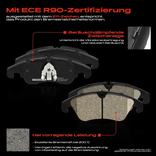 Bremsensatz, Scheibenbremse Vorderachse Frankberg 5481FB0033442 Bild Bremsensatz, Scheibenbremse Vorderachse Frankberg 5481FB0033442