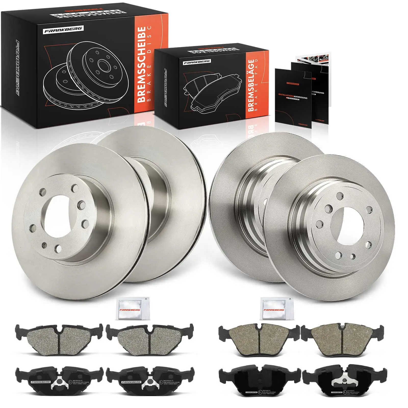 Bremsensatz, Scheibenbremse Vorderachse Hinterachse Frankberg 5481FB0033451