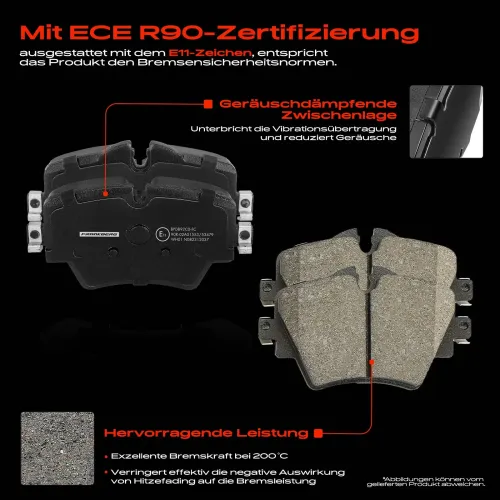 Bremsensatz, Scheibenbremse Vorderachse Frankberg 5481FB0033455 Bild Bremsensatz, Scheibenbremse Vorderachse Frankberg 5481FB0033455