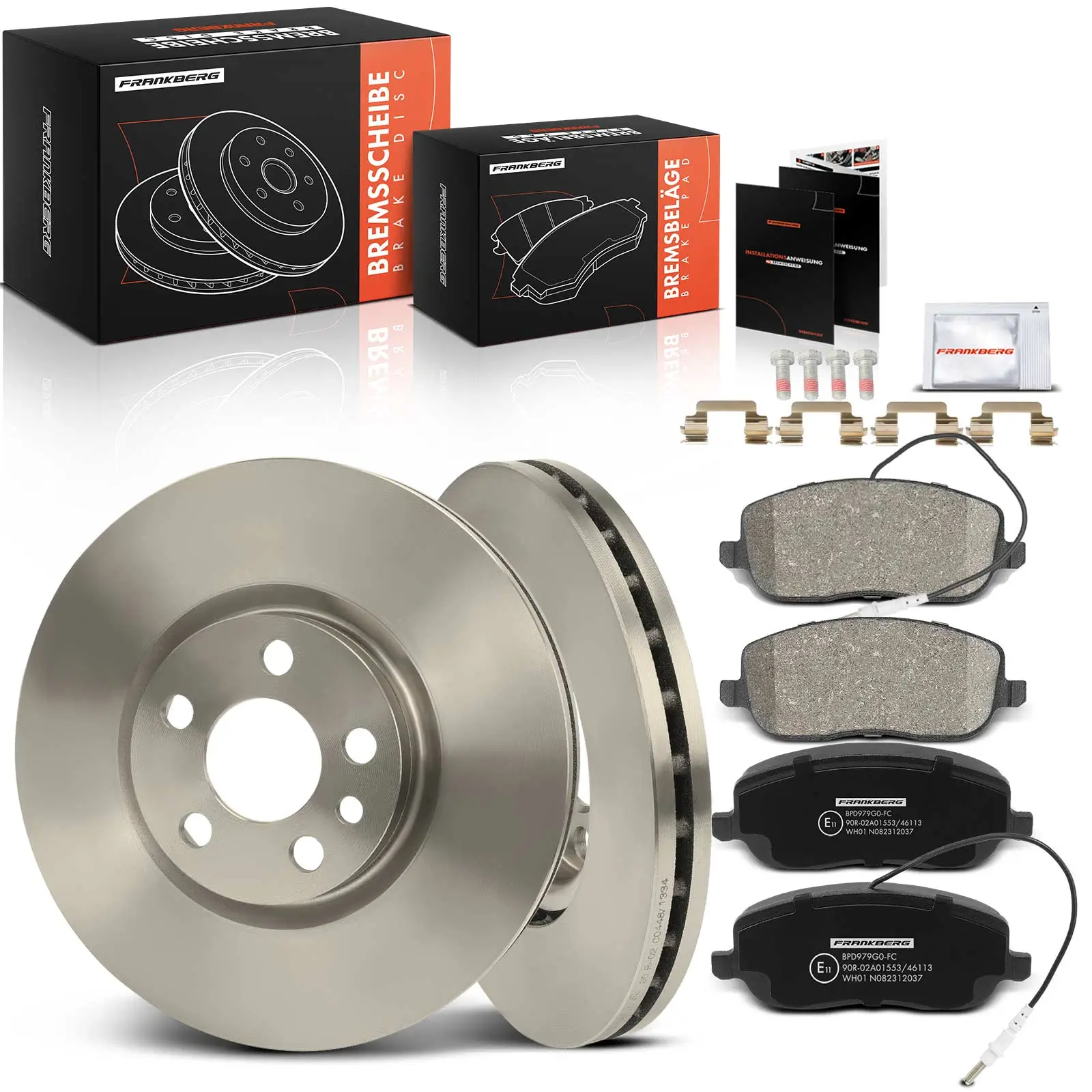 Bremsensatz, Scheibenbremse Vorderachse Frankberg 5481FB0033458