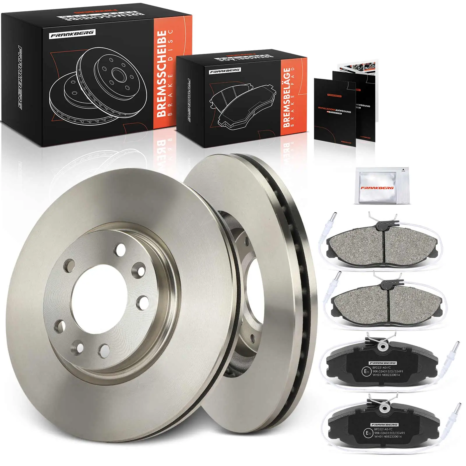 Bremsensatz, Scheibenbremse Vorderachse Frankberg 5481FB0033460