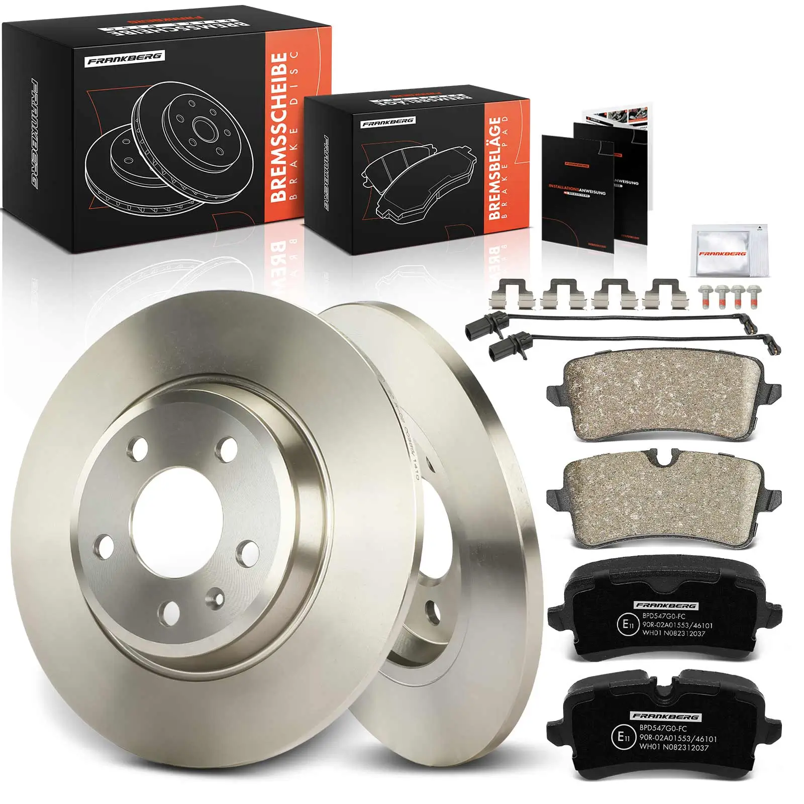 Bremsensatz, Scheibenbremse Hinterachse Frankberg 5481FB0033471