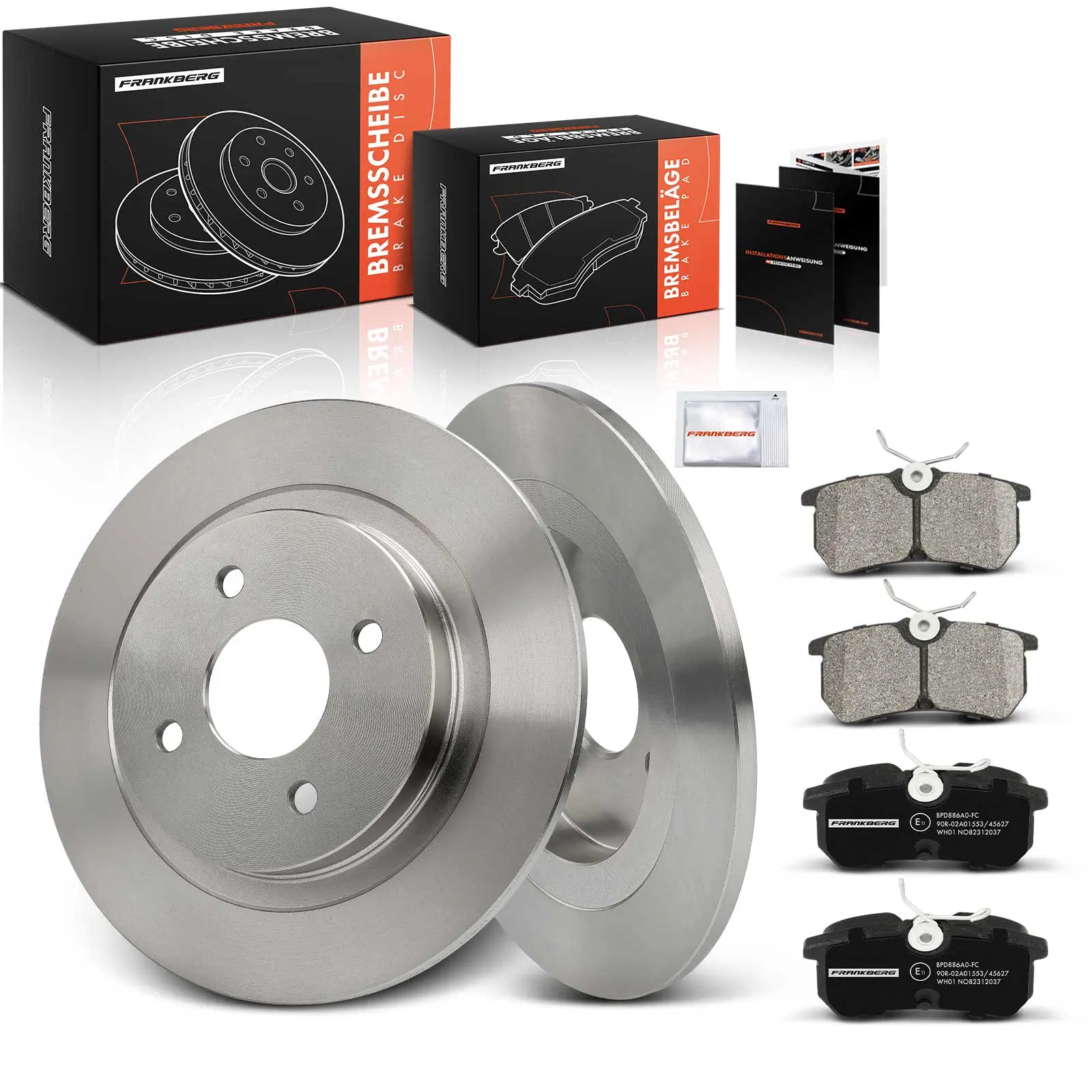 Bremsensatz, Scheibenbremse Hinterachse Frankberg 5481FB0033476