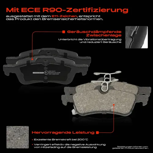 Bremsensatz, Scheibenbremse Hinterachse Frankberg 5481FB0033481 Bild Bremsensatz, Scheibenbremse Hinterachse Frankberg 5481FB0033481