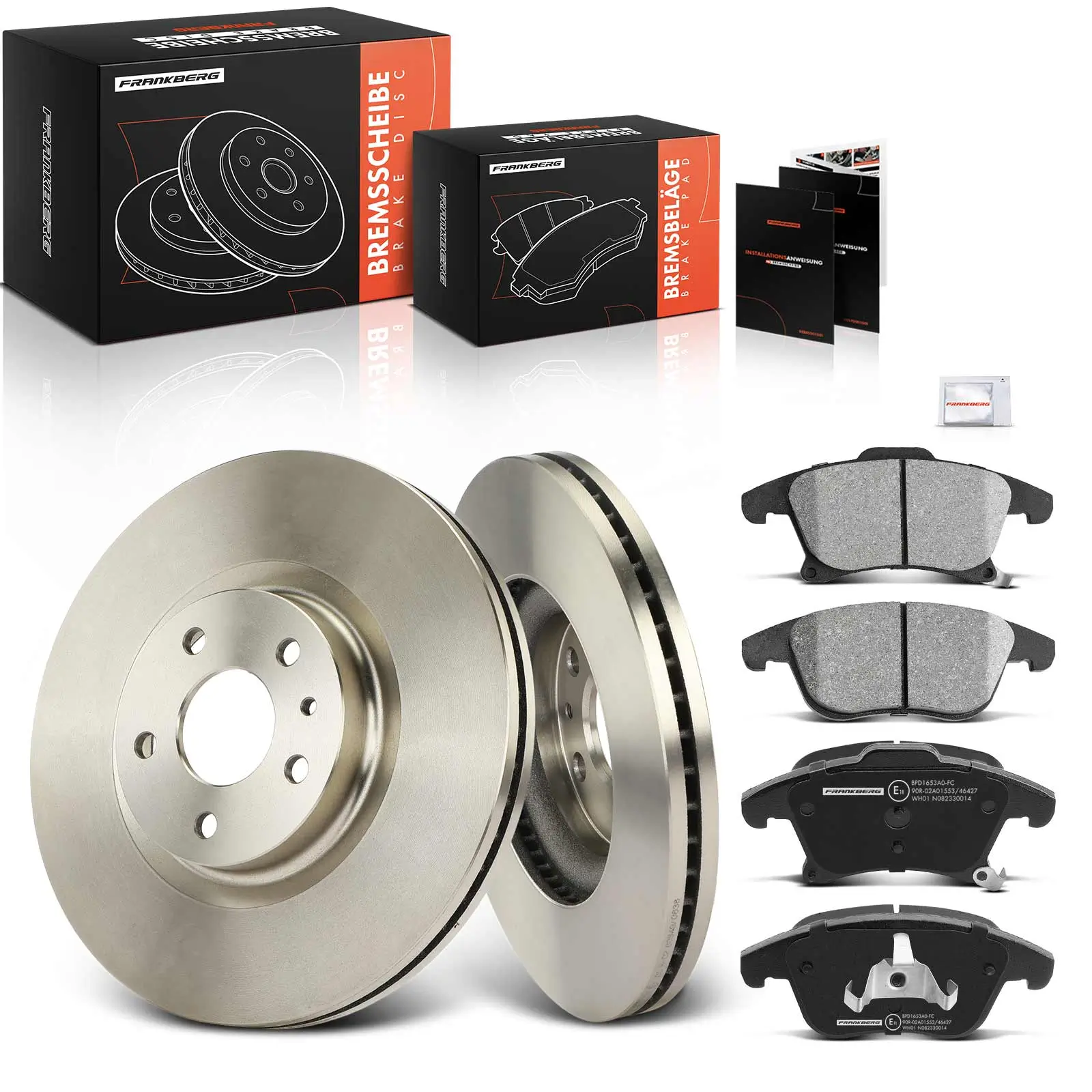 Bremsensatz, Scheibenbremse Vorderachse Frankberg 5481FB0033484