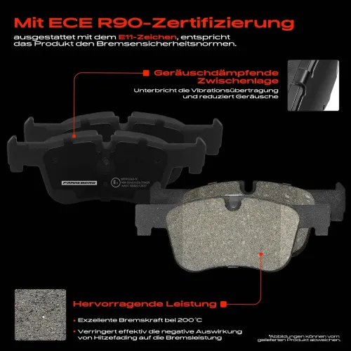 Bremsensatz, Scheibenbremse Vorderachse Frankberg 5481FB0033485 Bild Bremsensatz, Scheibenbremse Vorderachse Frankberg 5481FB0033485