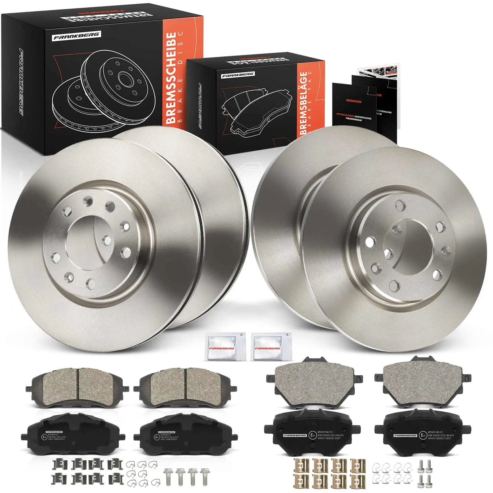 Bremsensatz, Scheibenbremse Vorderachse Hinterachse Frankberg 5481FB0033486