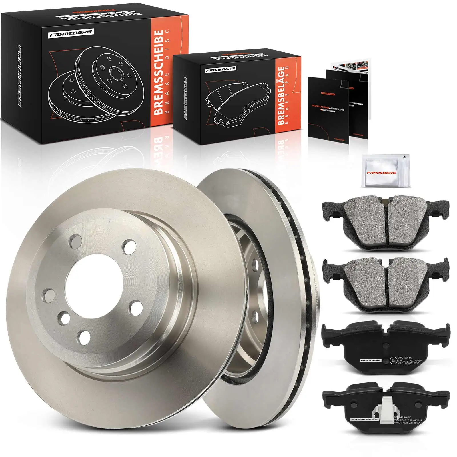 Bremsensatz, Scheibenbremse Hinterachse Frankberg 5481FB0033488