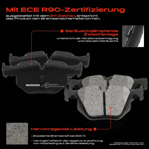 Bremsensatz, Scheibenbremse Hinterachse Frankberg 5481FB0033488 Bild Bremsensatz, Scheibenbremse Hinterachse Frankberg 5481FB0033488