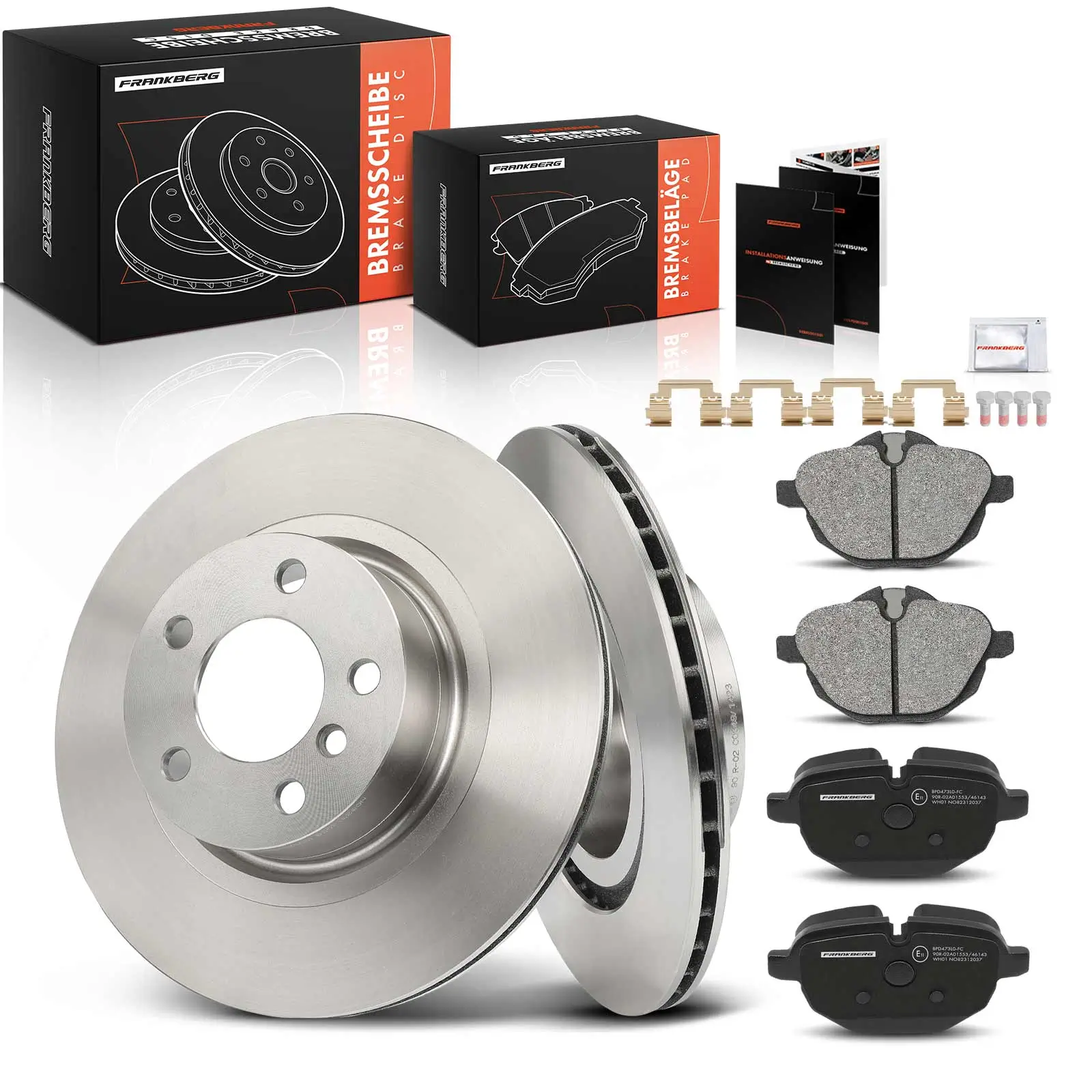 Bremsensatz, Scheibenbremse Hinterachse Frankberg 5481FB0033489