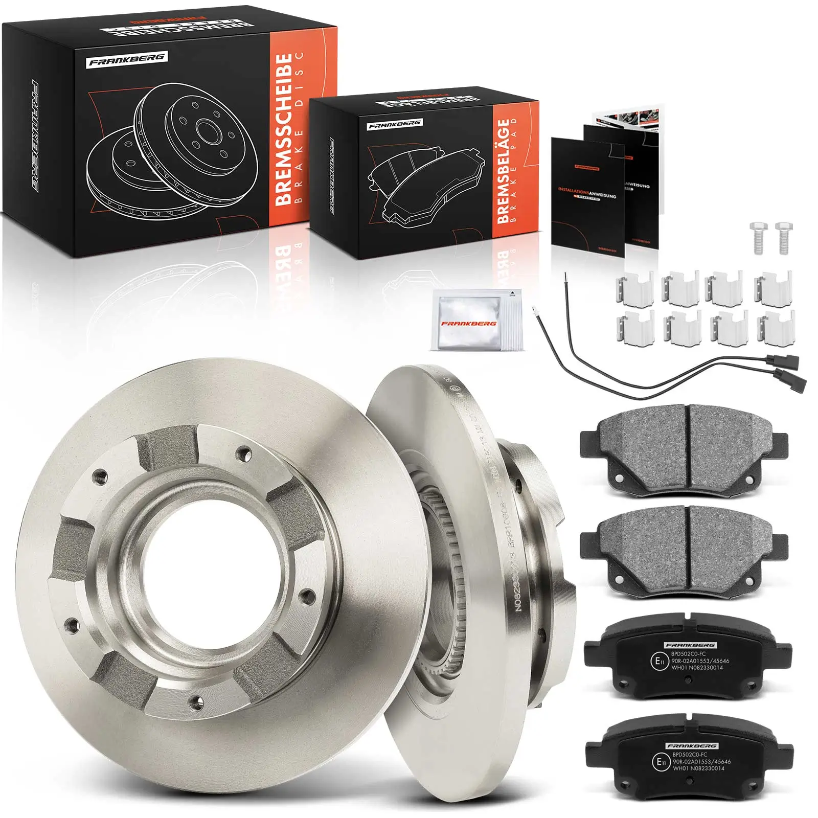 Bremsensatz, Scheibenbremse Hinterachse Frankberg 5481FB0033511