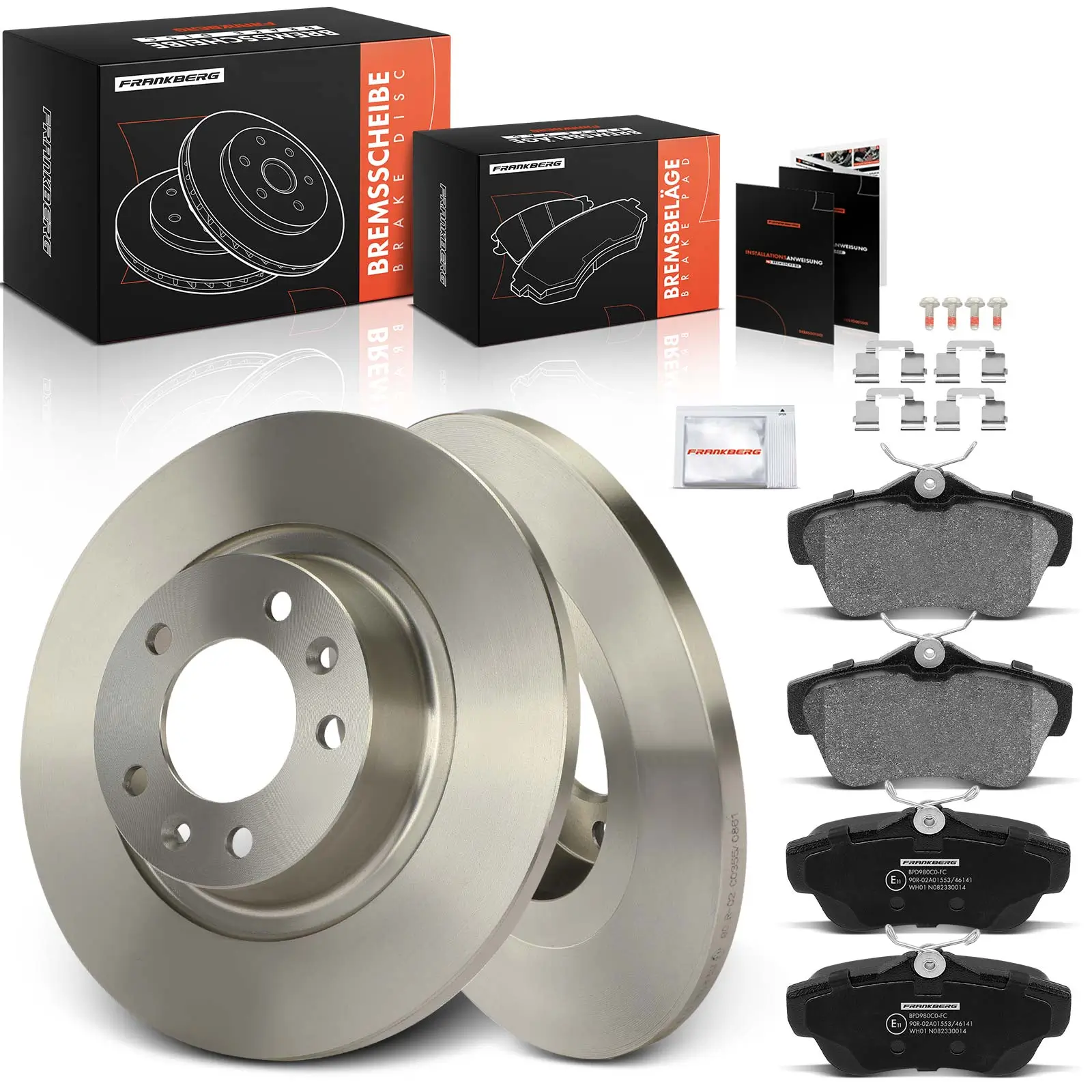 Bremsensatz, Scheibenbremse Hinterachse Frankberg 5481FB0033513