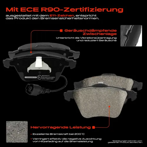 Bremsensatz, Scheibenbremse Vorderachse Frankberg 5481FB0033515 Bild Bremsensatz, Scheibenbremse Vorderachse Frankberg 5481FB0033515