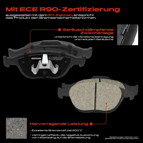 Bremsensatz, Scheibenbremse Vorderachse Frankberg 5481FB0033524 Bild Bremsensatz, Scheibenbremse Vorderachse Frankberg 5481FB0033524