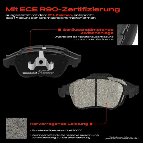 Bremsensatz, Scheibenbremse Vorderachse Frankberg 5481FB0033527 Bild Bremsensatz, Scheibenbremse Vorderachse Frankberg 5481FB0033527