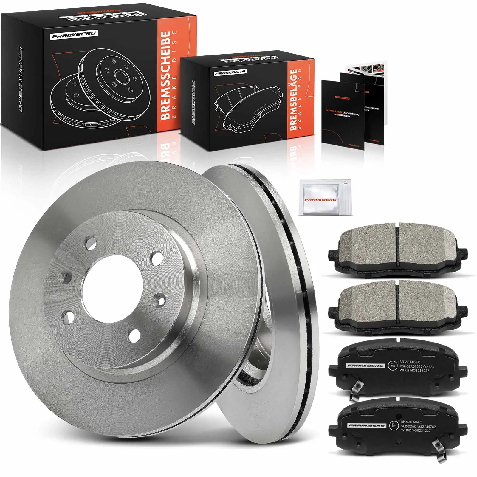 Bremsensatz, Scheibenbremse Vorderachse Frankberg 5481FB0033528