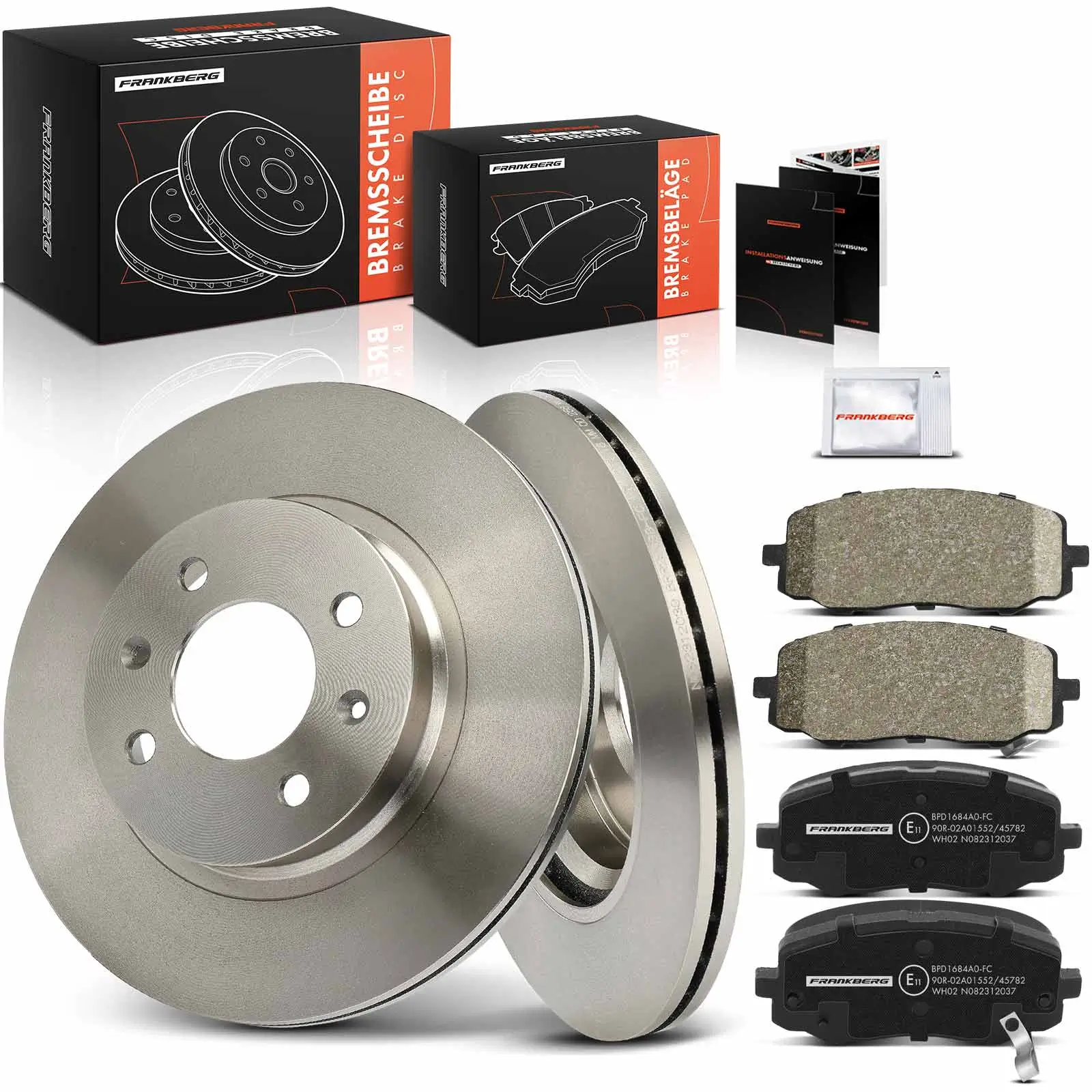 Bremsensatz, Scheibenbremse Vorderachse Frankberg 5481FB0033529