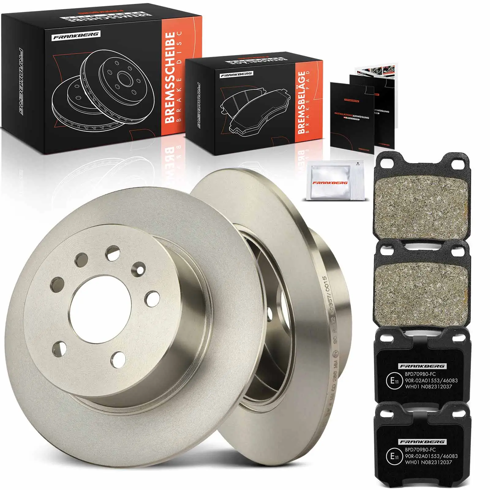 Bremsensatz, Scheibenbremse Hinterachse Frankberg 5481FB0033534