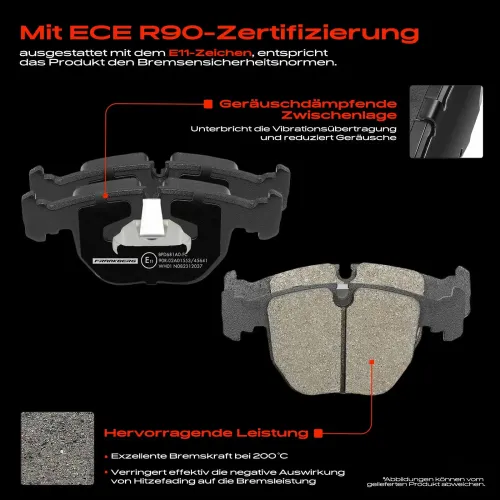 Bremsensatz, Scheibenbremse Vorderachse Frankberg 5481FB0033548 Bild Bremsensatz, Scheibenbremse Vorderachse Frankberg 5481FB0033548