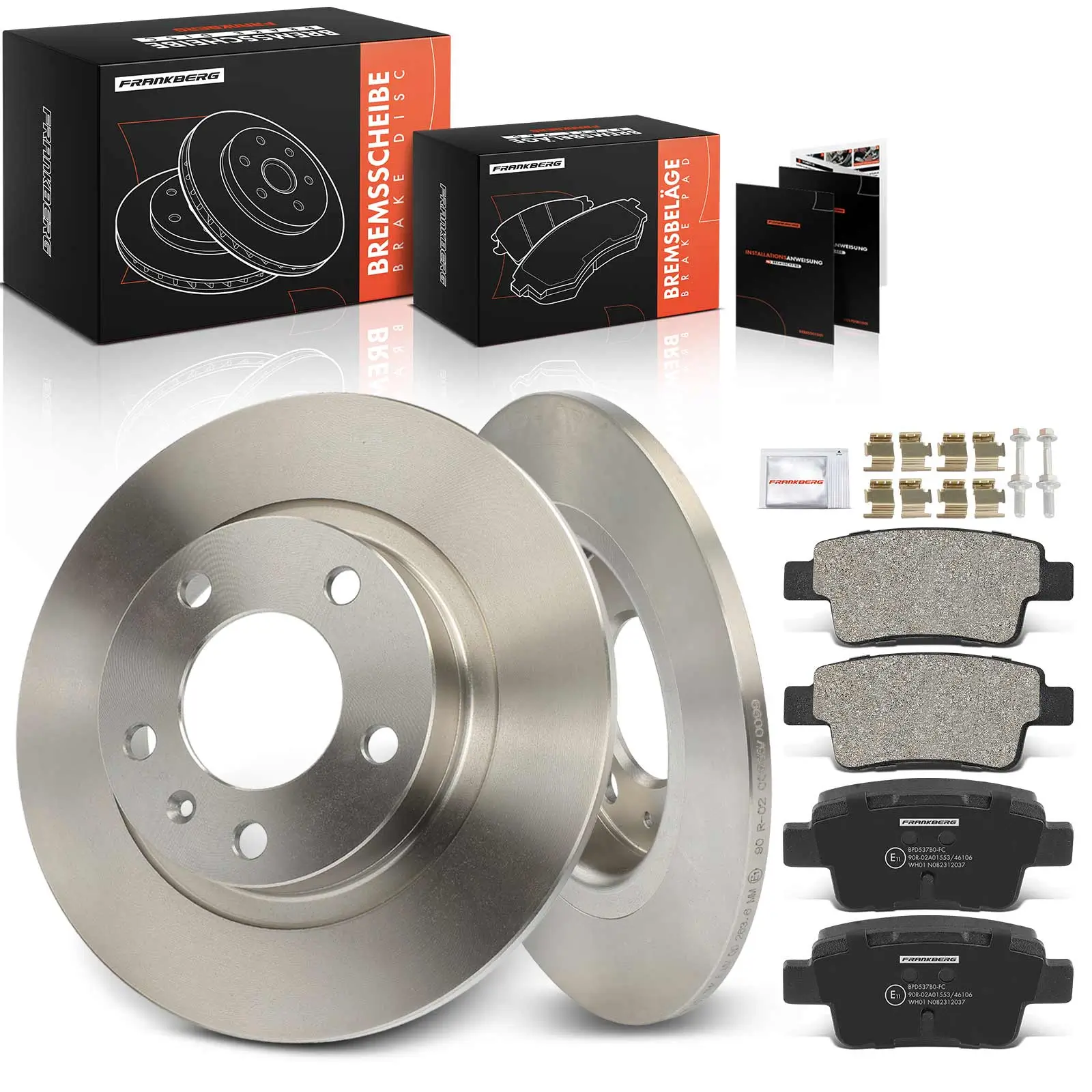 Bremsensatz, Scheibenbremse Hinterachse Frankberg 5481FB0033556