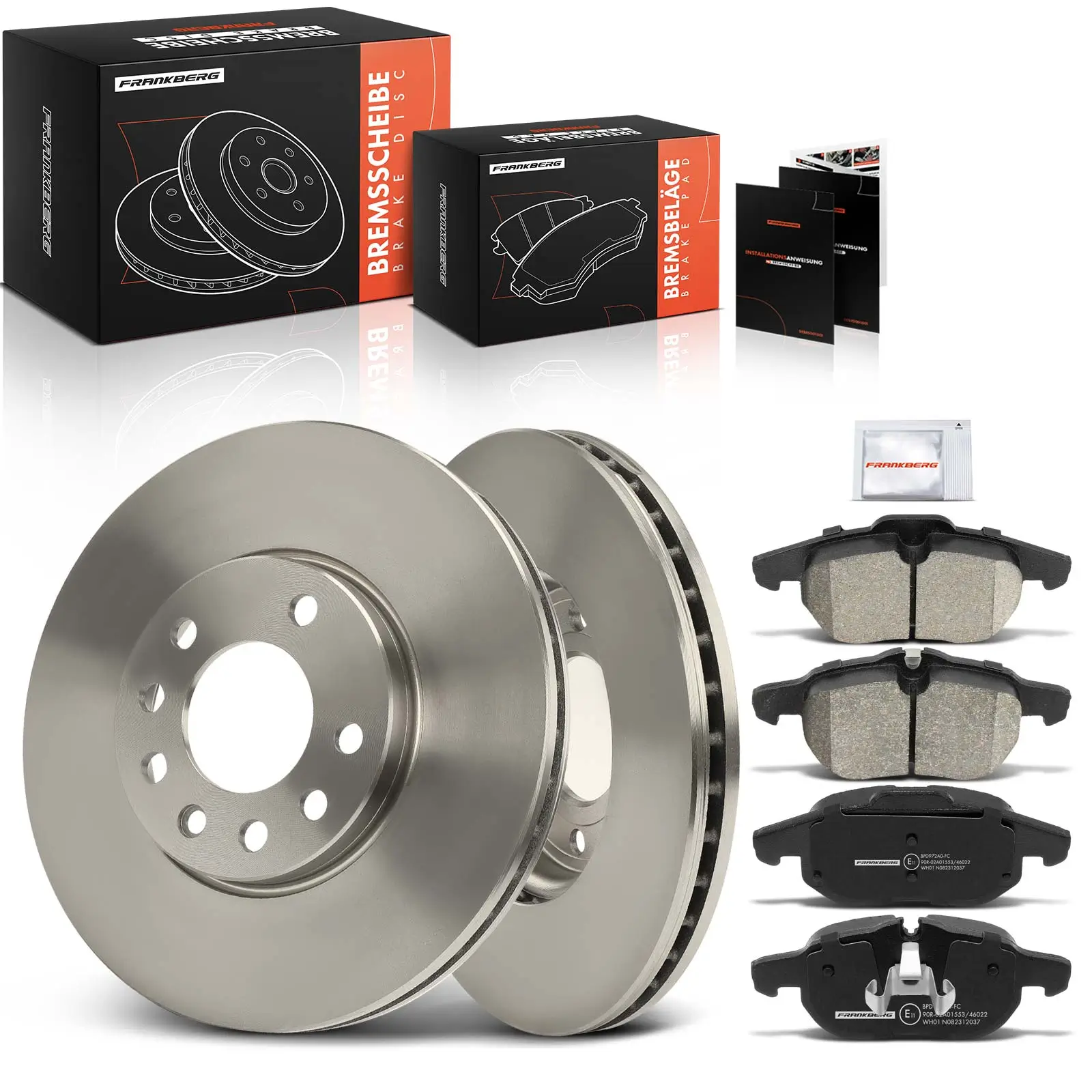 Bremsensatz, Scheibenbremse Vorderachse Frankberg 5481FB0033566